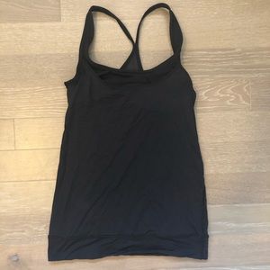 Black lululemon flows tank
